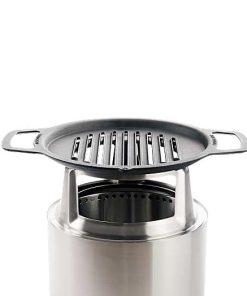 15" Fire Pit Cast Iron Grill Top + Hub - View 1