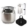 Yukon 27" Fire Pit Flame and Feast Bundle - Solo Stove