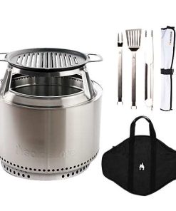 Yukon 27" Fire Pit Flame and Feast Bundle - Solo Stove