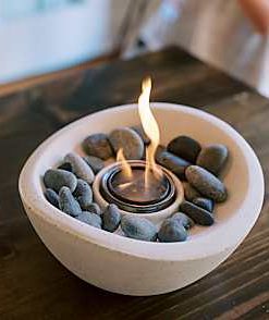 Wave Tabletop Fire Bowl - View 2