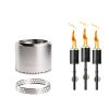 Bonfire 19.5" Fire Pit + Torches Bundle - Solo Stove